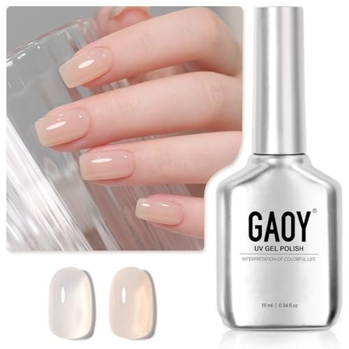 GAOY ジェルネイル カラージェル シアーカラー ちゅるんベージュ 16ml