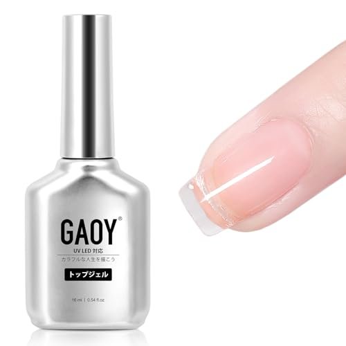 GAOY ジェルネイル トップコート ノンワイプタイプ 16ml